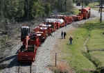 MOW gang waiting on the wye for the AOE to clear the main